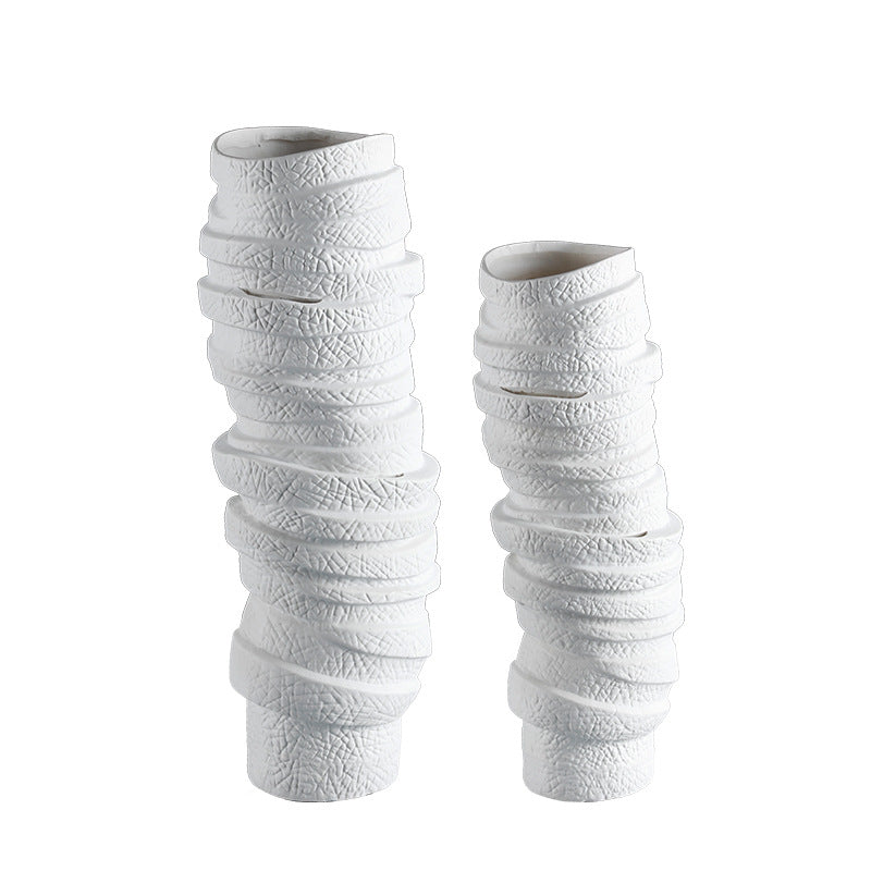 Textured Modern Decorative Vase