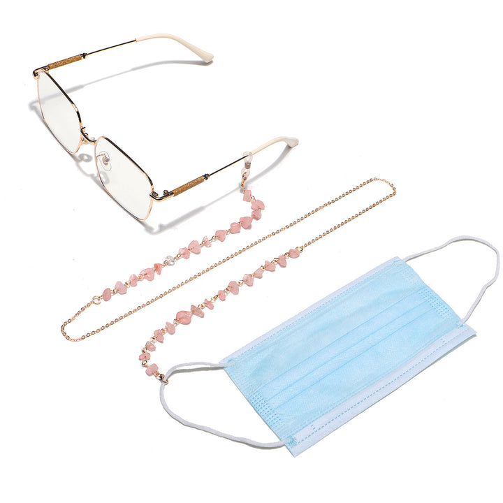 Natural Crystal Eyewear Chain Bowlift