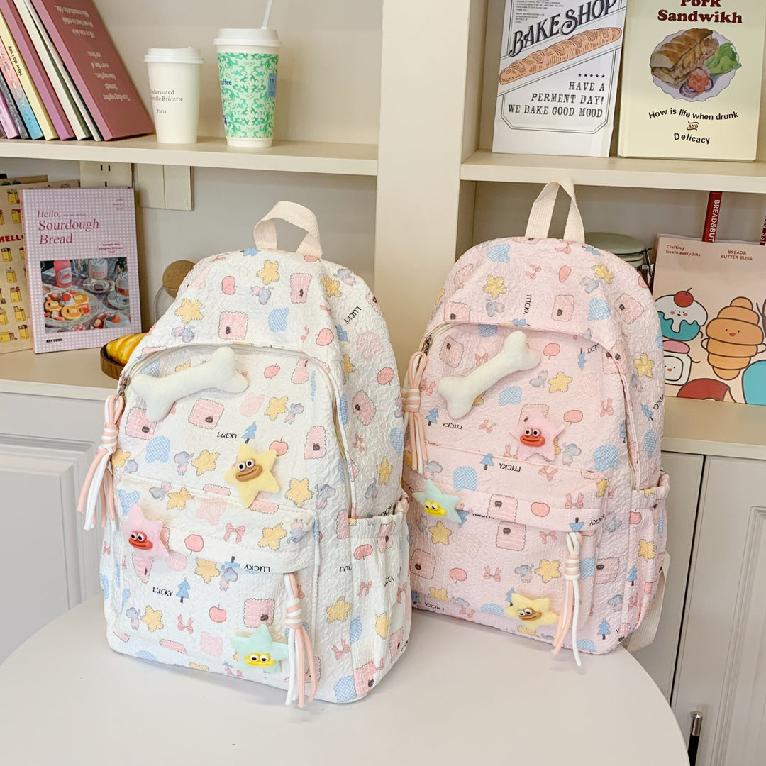 Backpack with Playful Design Bowlift