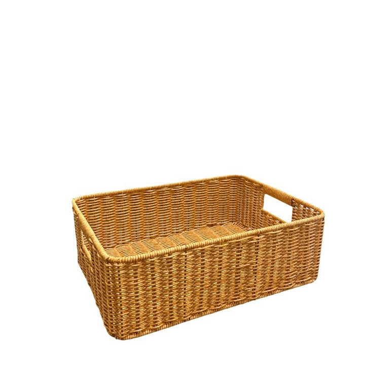 Handcrafted Rectangular Storage Basket Bowlift
