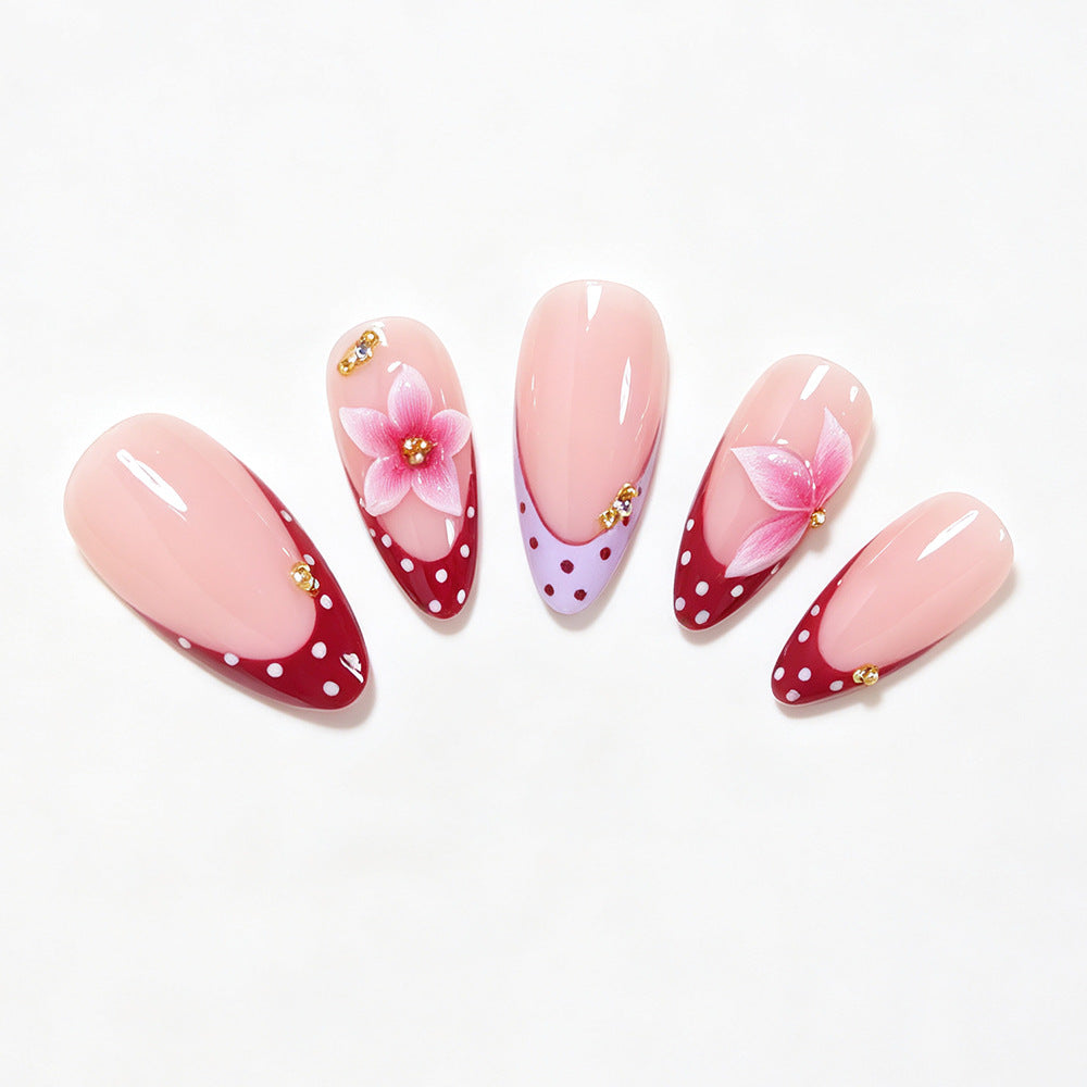 Floral Nail Art Bowlift