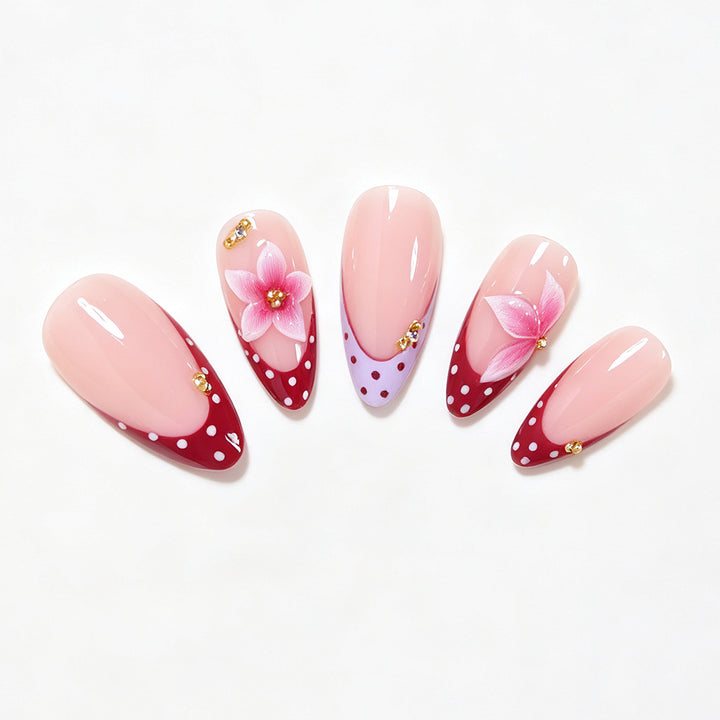 Floral Nail Art Bowlift