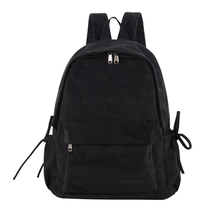 Cozy Plush School Backpack Bowlift