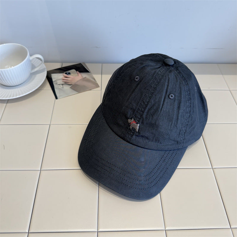 Women's Casual Washed Cotton Baseball Cap Bowlift