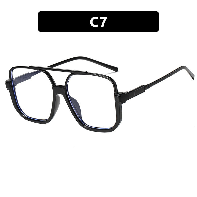 Women's trendy square sunglasses with transparent frame Bowlift