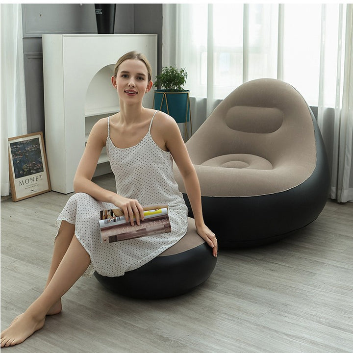 Women's Inflatable Comfort Sofa with Ergonomic Backrest Bowlift