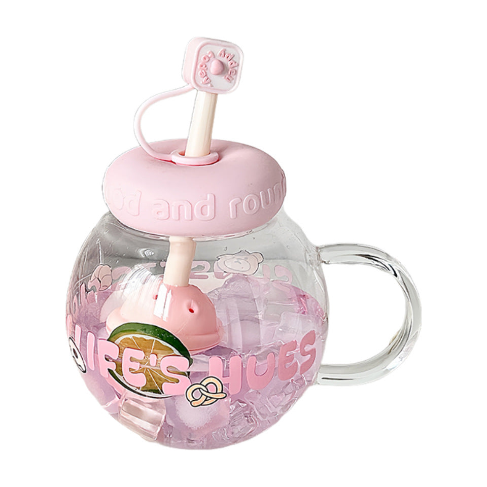 Ladies drinking container with innovative fruit insert Bowlift