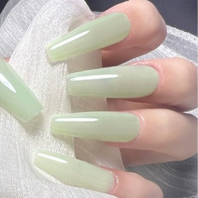 Long-Lasting Glossy Press-On Nail Set Bowlift
