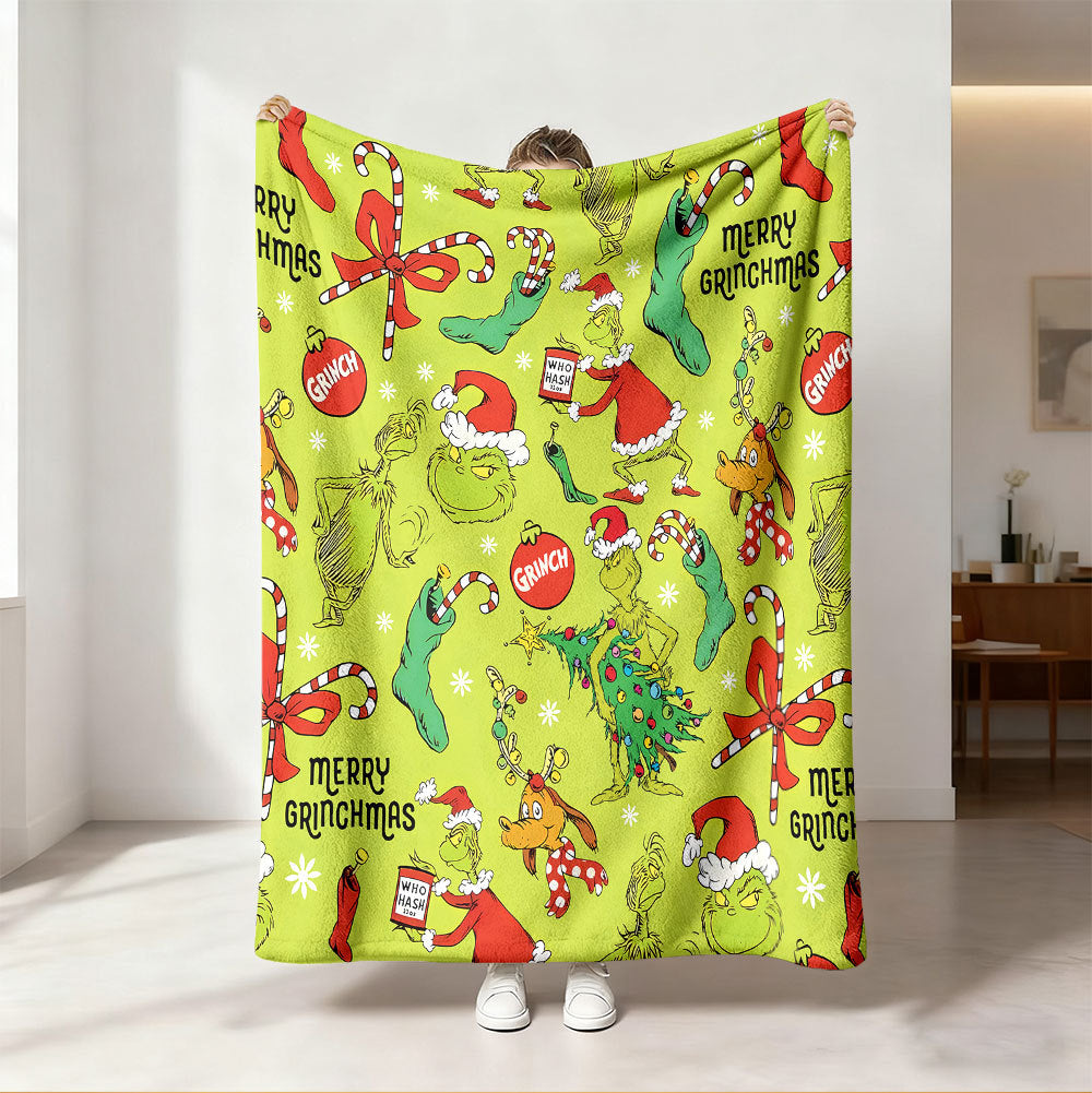 Monster Truck-Themed Fleece Blanket