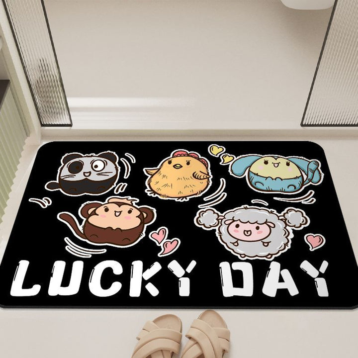 Cartoon-Inspired Bathroom Mat Bowlift