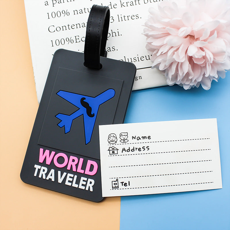 Unisex Luggage Tag in Creative Airplane Design Bowlift