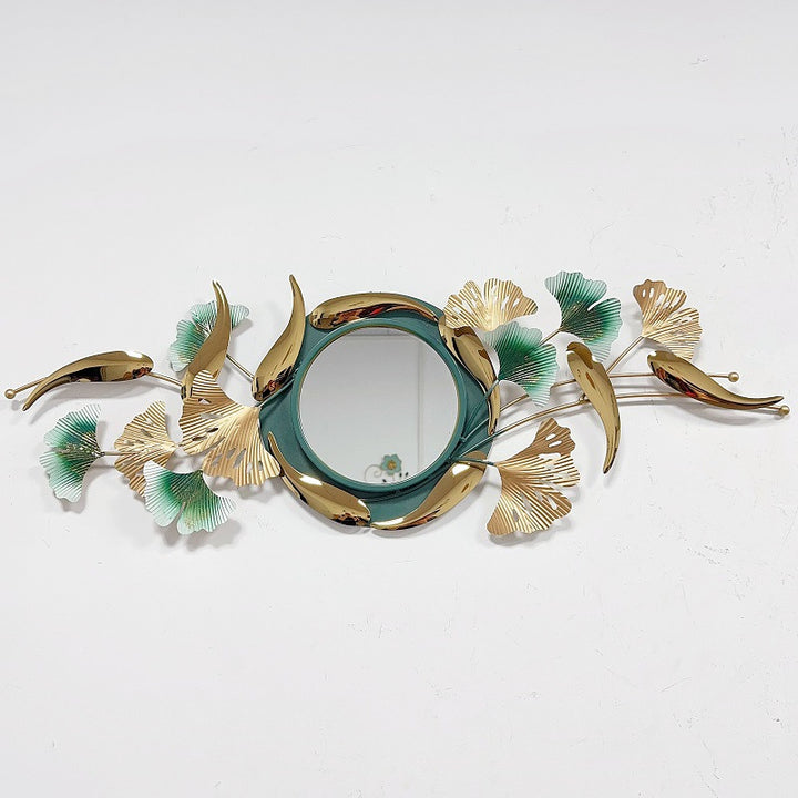 Floral-Inspired Decorative Wall Mirror Bowlift