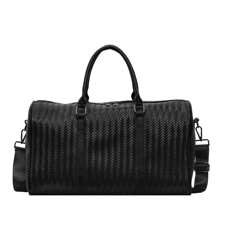 Sporty travel bag in modern basket pattern Bowlift