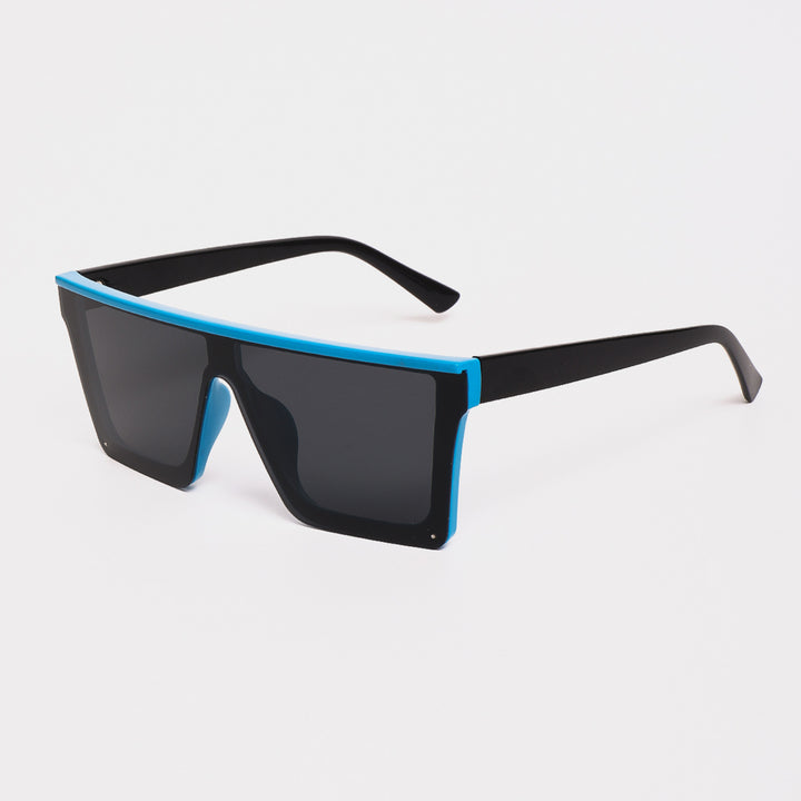 Women oversized sunglasses in futuristic design Bowlift