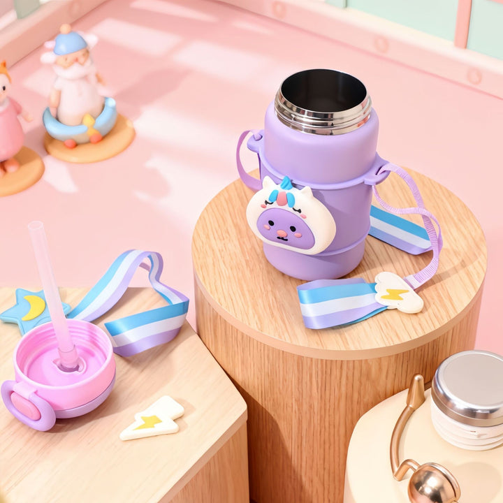 Women's children's drinking bottle with cute animal design Bowlift