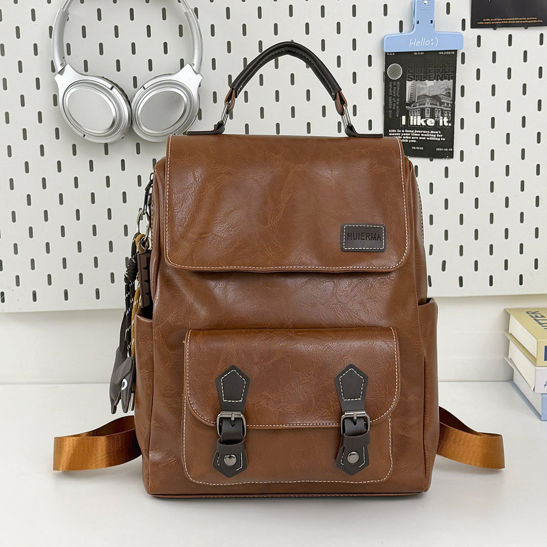 Vintage Leather Backpack Bowlift 1791205577