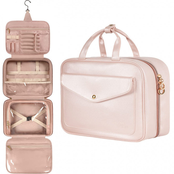 Cosmetic Organizer Bag with Modular Compartments Bowlift