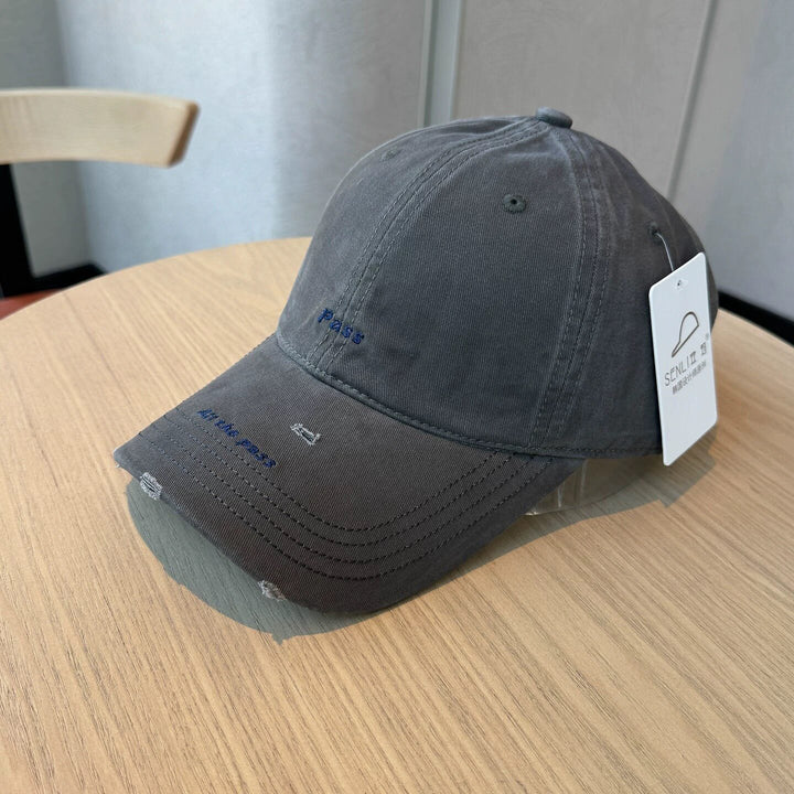 Distressed Cotton Cap
