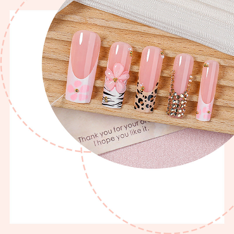 Elegant Decorative Press-On Nail Set Bowlift 1788495542