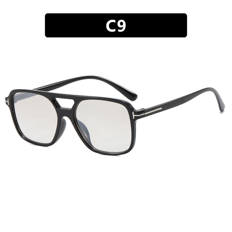 Ladies elegant geometric sunglasses with stylish frame Bowlift
