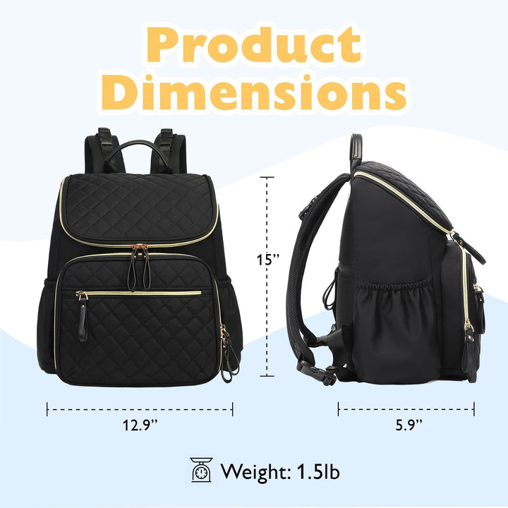 Multi-Functional Quilted Backpack Bowlift