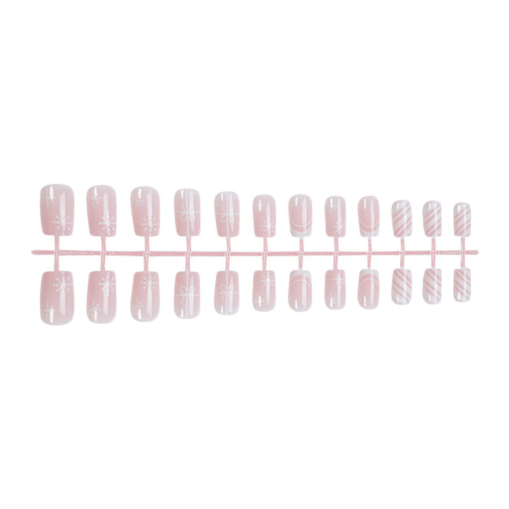 Elegant Decorative Press-On Nail Set Bowlift 1788495540