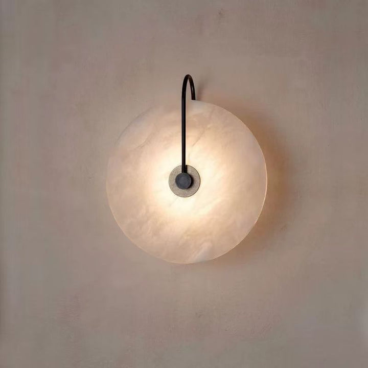 Elegant Alabaster Wall Sconce
