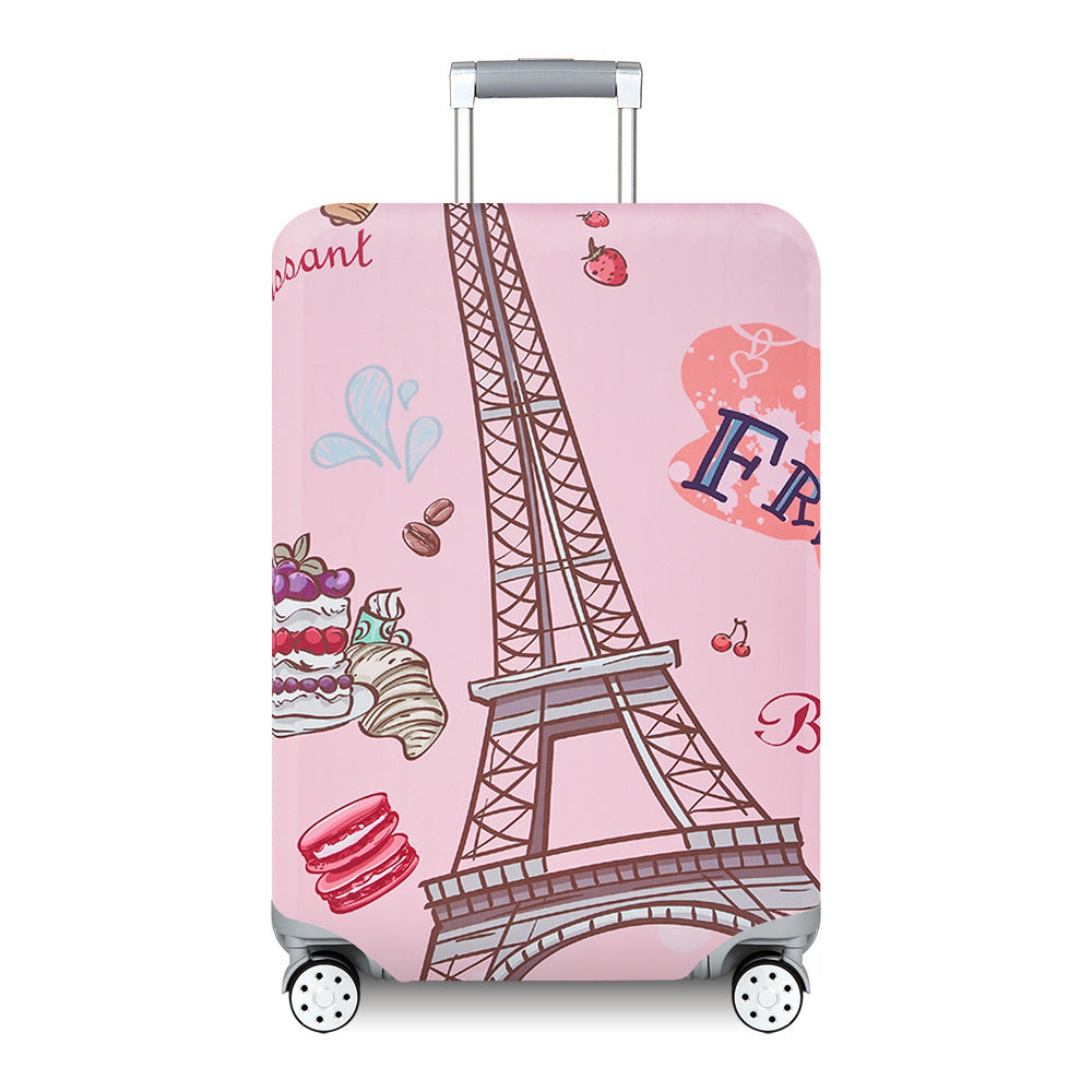 Unisex nan Kids Luggage Cover for Hard Shell Suitcases with Fun Space Design made of Elastic Polyester-Spandex Bowlift