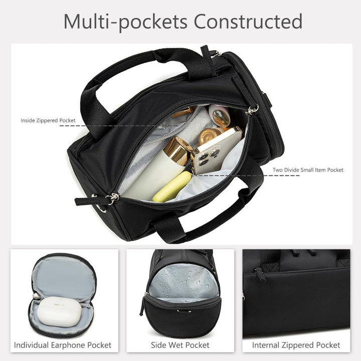 Multifunctional Sports Bag with Insulated Compartment Bowlift