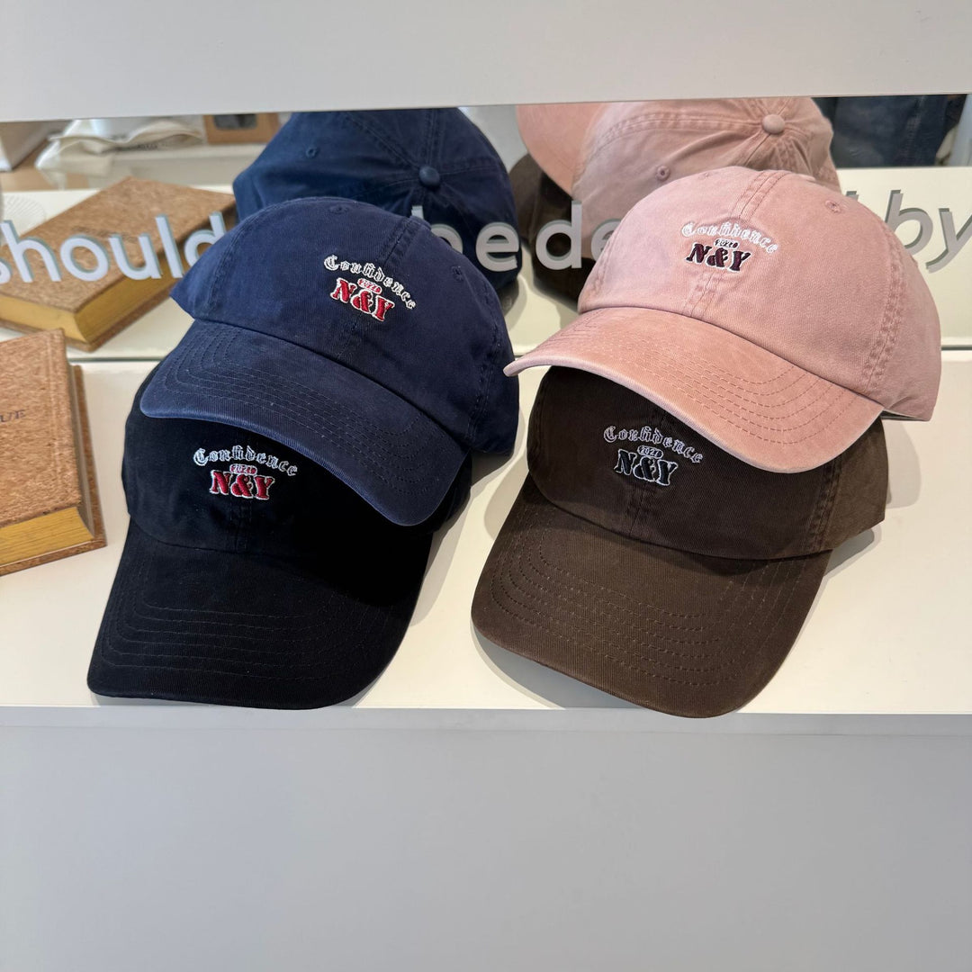 Women's Embroidered Cotton Baseball Cap Bowlift