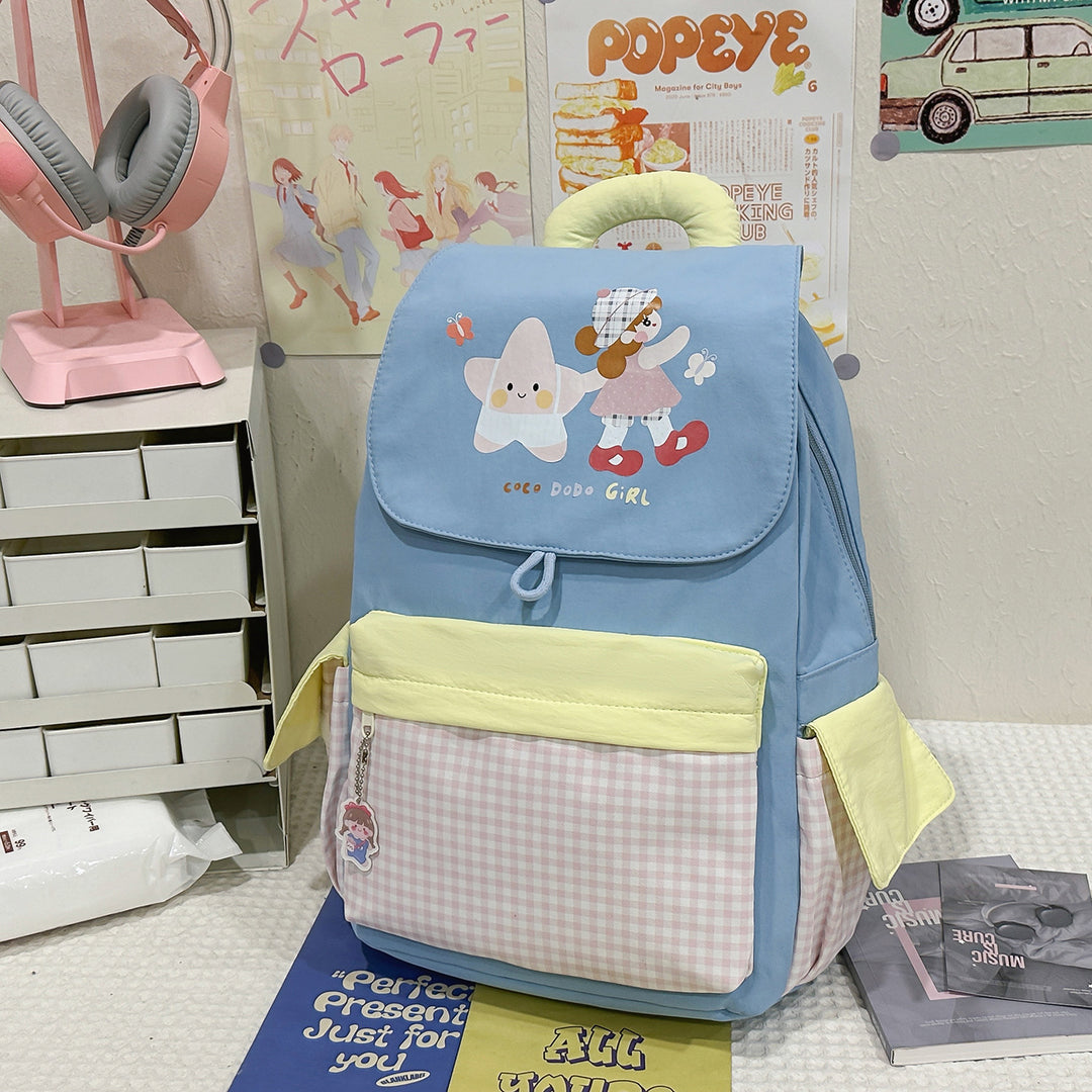 Fun Illustration School Backpack Bowlift