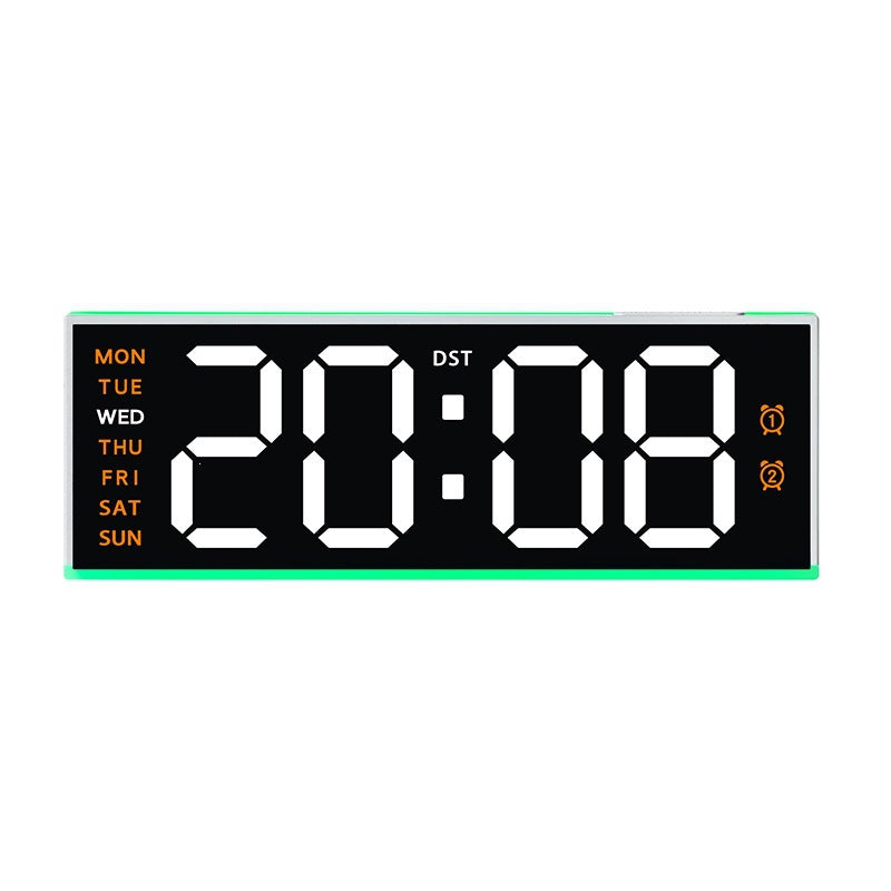 Digital alarm clock with large LED display and dual alarm function Bowlift