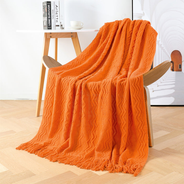 Decorative Knit Throw Blanket