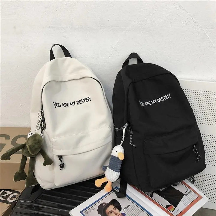Trend backpack with playful charms Bowlift