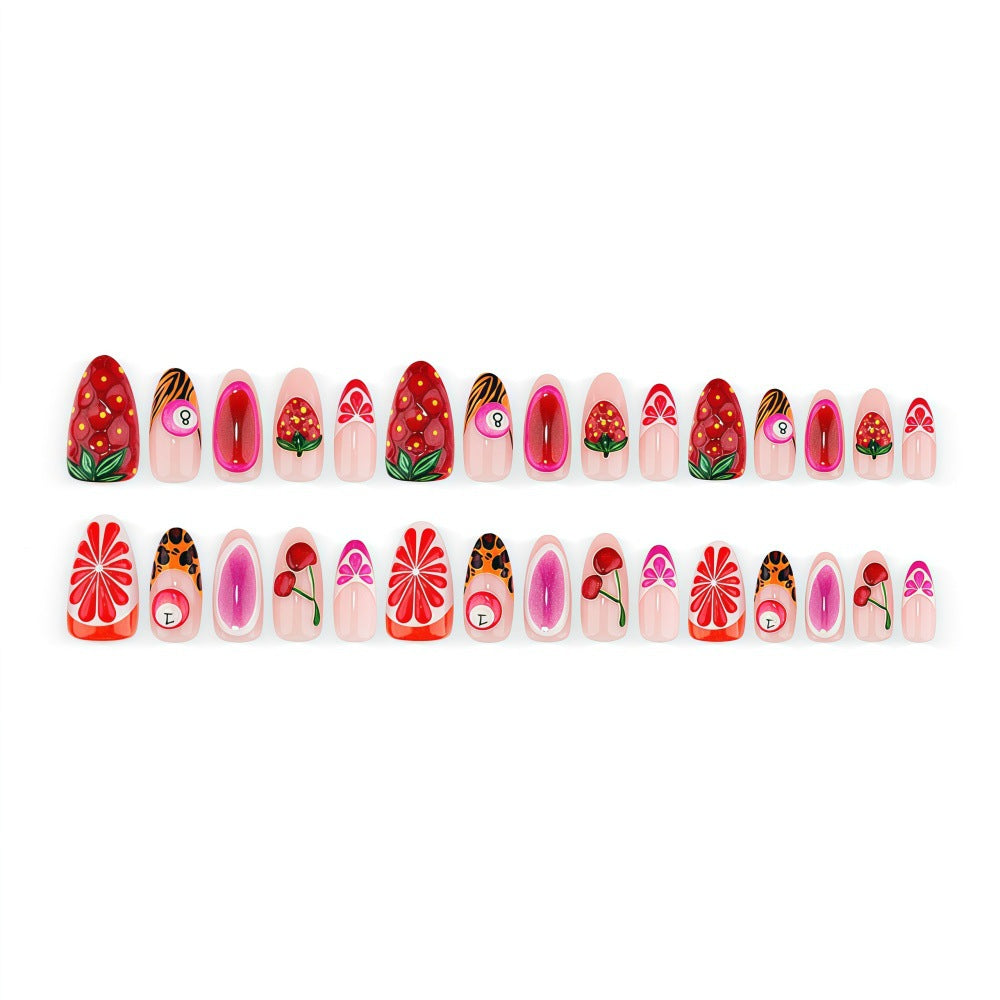 Artificial nail set with fruit motifs Bowlift
