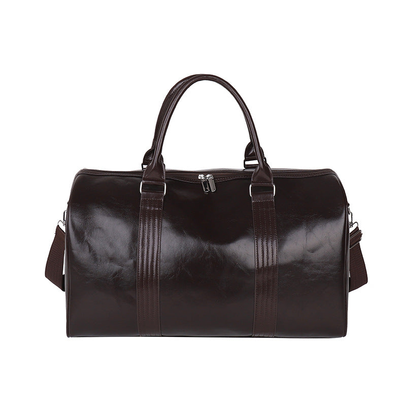 Stylish Leather Travel Duffel Bowlift