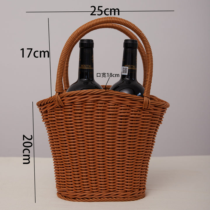 Woven Storage Basket Bowlift