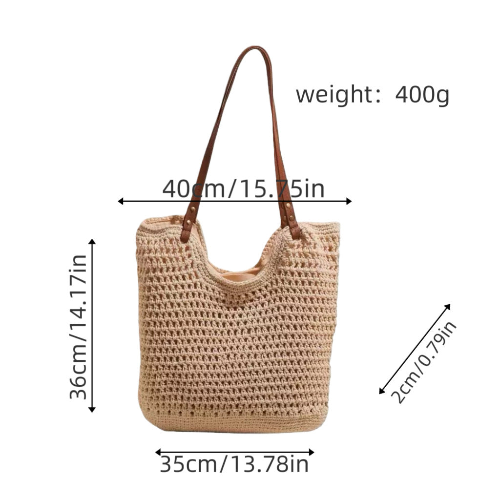Handcrafted Shoulder Bag Made from Natural Materials Bowlift