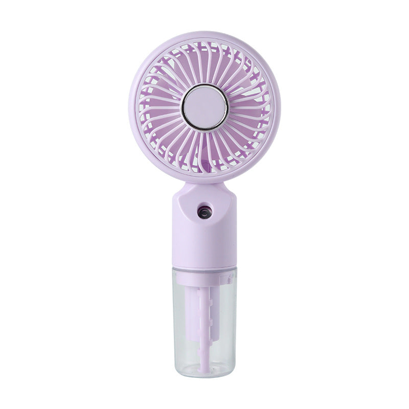 Women's Portable Mini Fan with Spray Function Bowlift