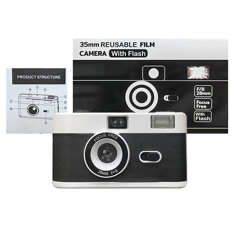 Reusable Film Camera with Flash Bowlift
