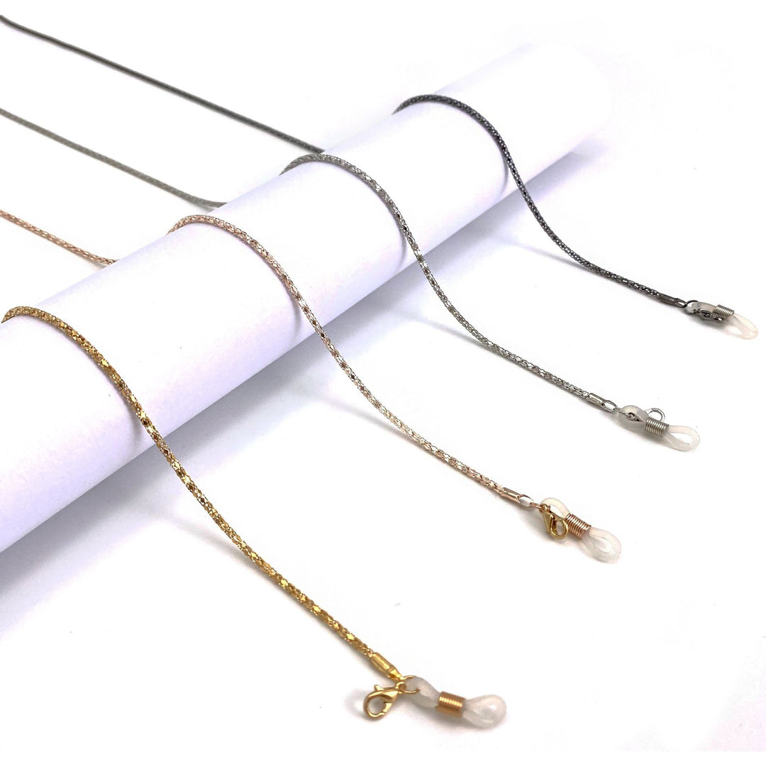 Chic Crystal-Accented Eyewear Chain Bowlift