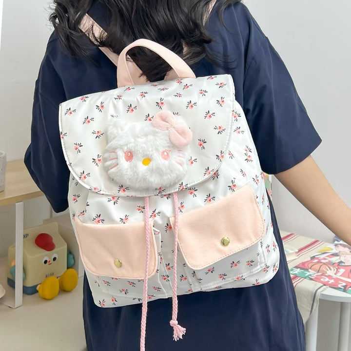 Plush backpack with playful animal motif Bowlift