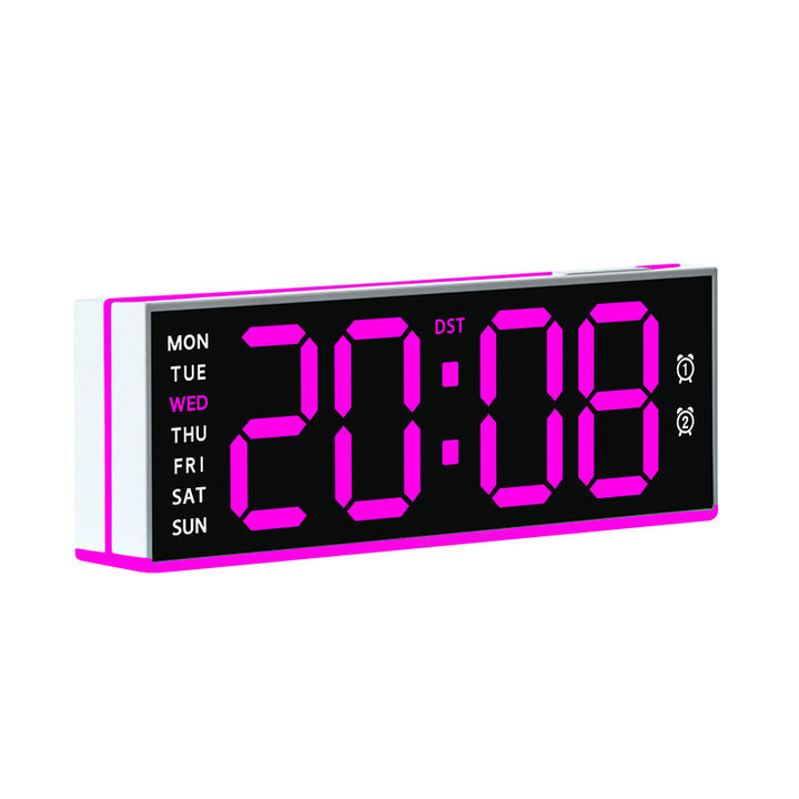 Digital alarm clock with large LED display and dual alarm function Bowlift
