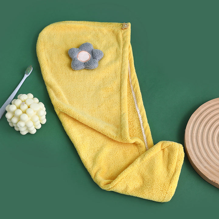 Women's Hair Turban with Practical Button Bowlift