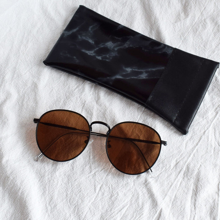 Oversized Round Frame Sunglasses Bowlift