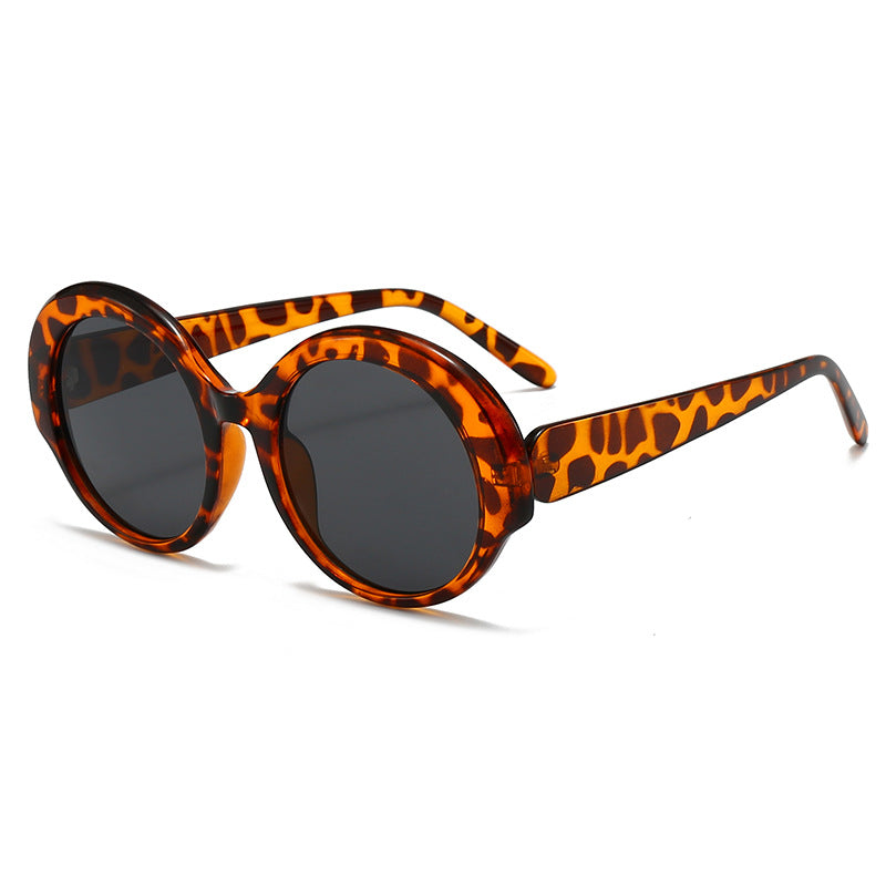 Women's fashionable round designer sunglasses Bowlift