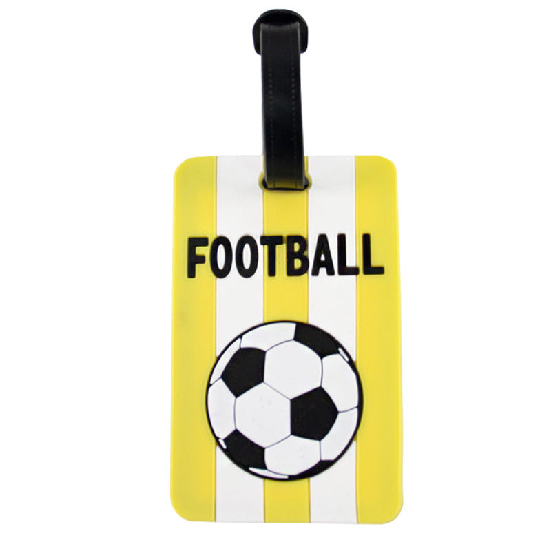 Football-Themed Luggage Tag Bowlift