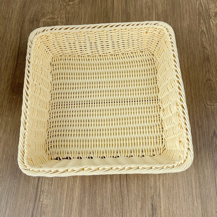Women rectangular woven storage basket Bowlift
