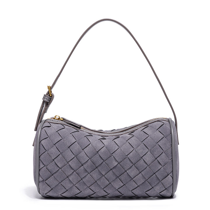 Braided Suede Handbag Bowlift