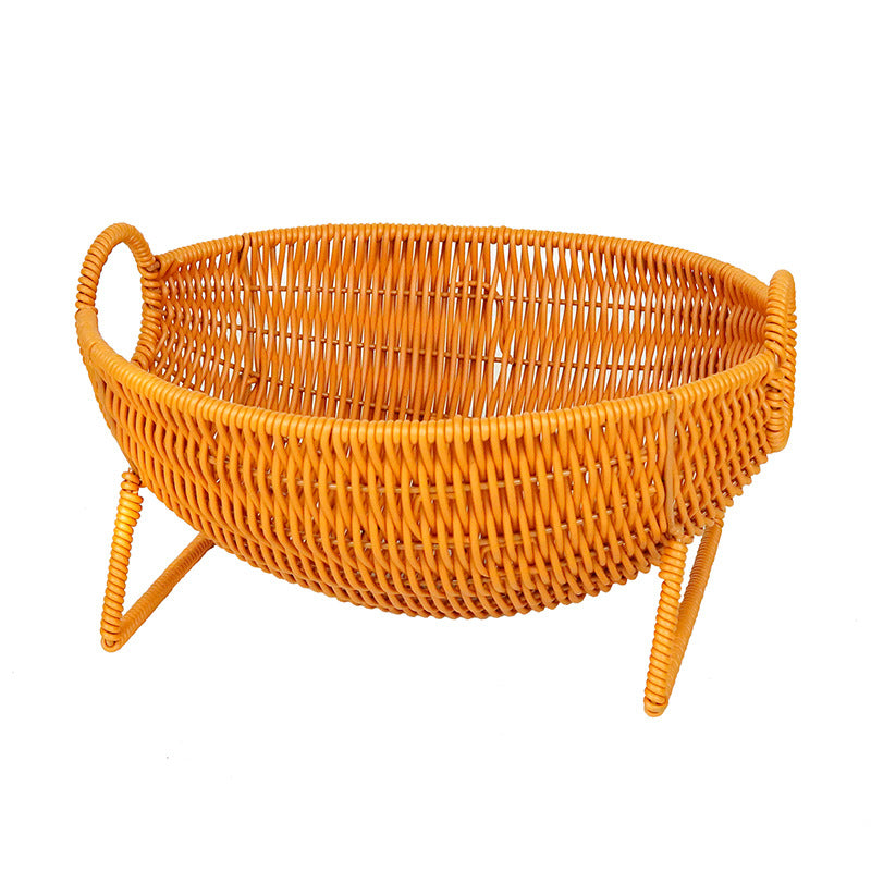 Rustic Woven Fruit Storage Bowlift